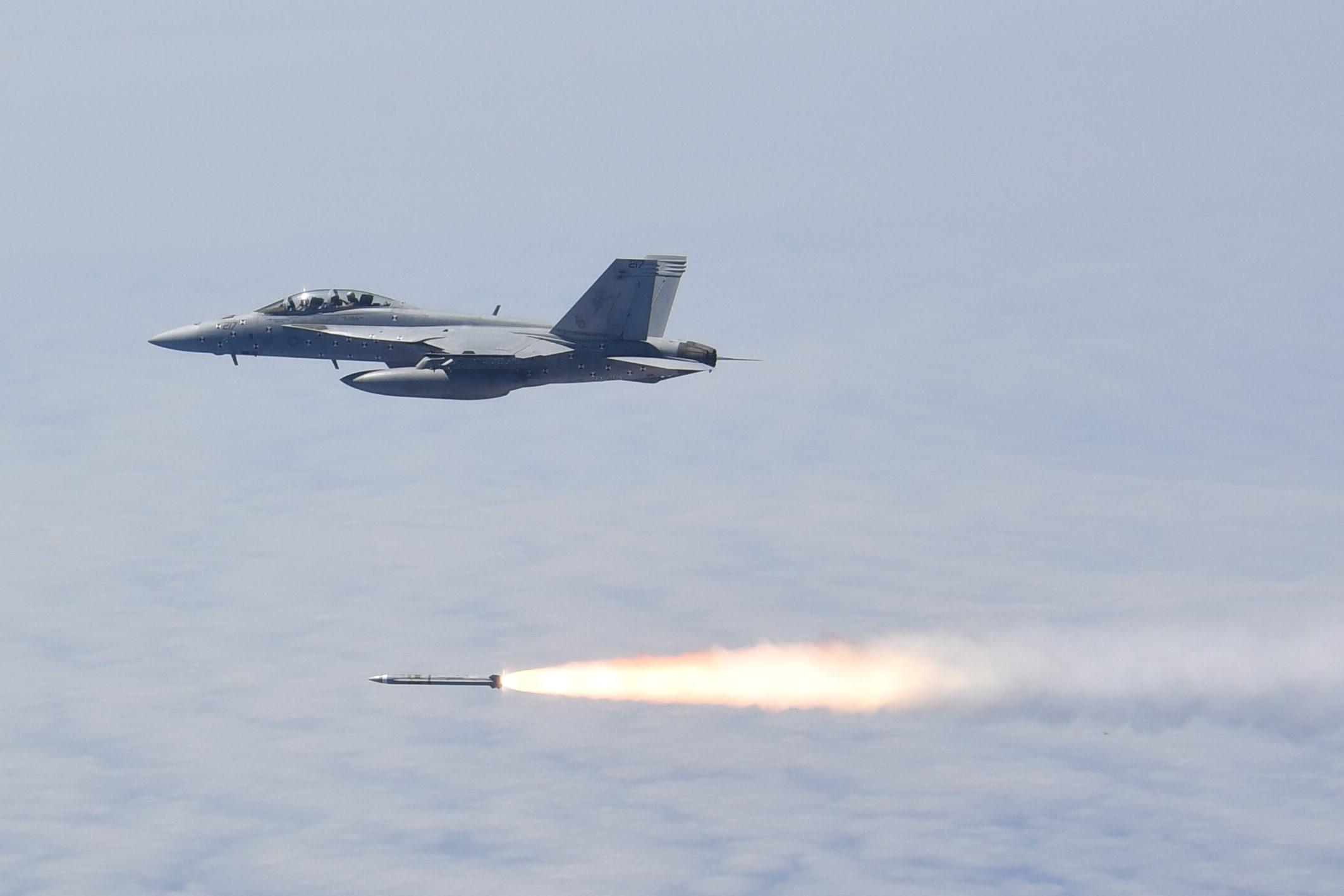 The Navy's Advanced Anti-Radiation Guided Missile-Extended Range (AARGM-ER) completes its first live fire event July 19 off the coast of Point Mugu Sea Test Range in California