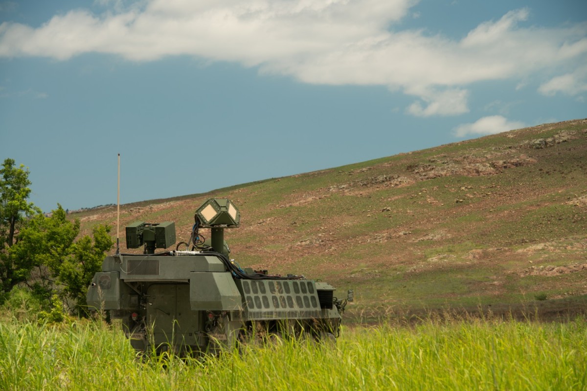 Laser-equipped Stryker