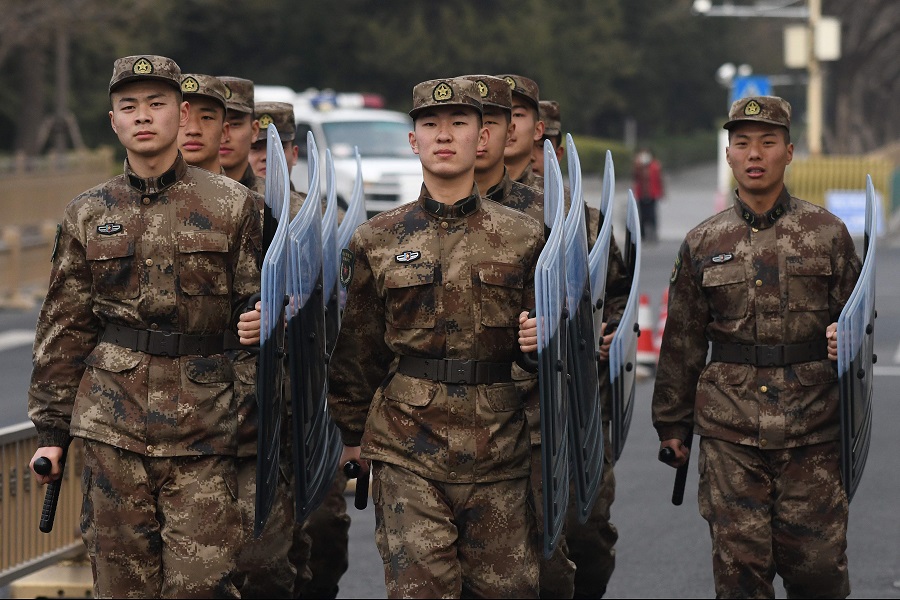 Chinese soldiers