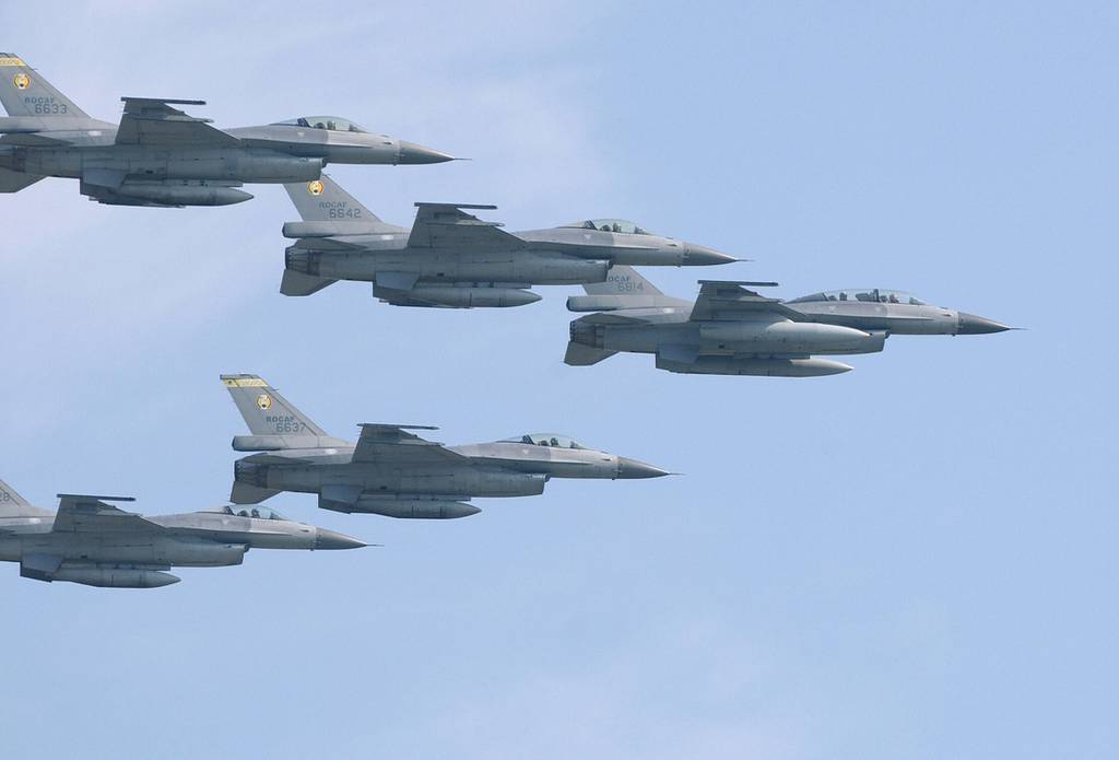 A fleet of American-made F-16 fighters