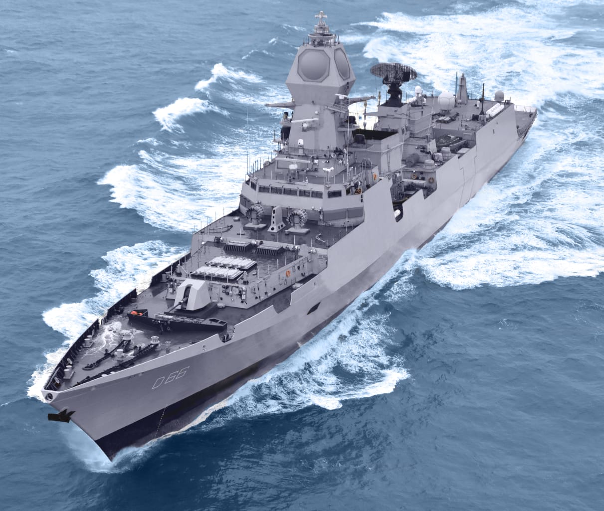 Indian Navy Destroyer.