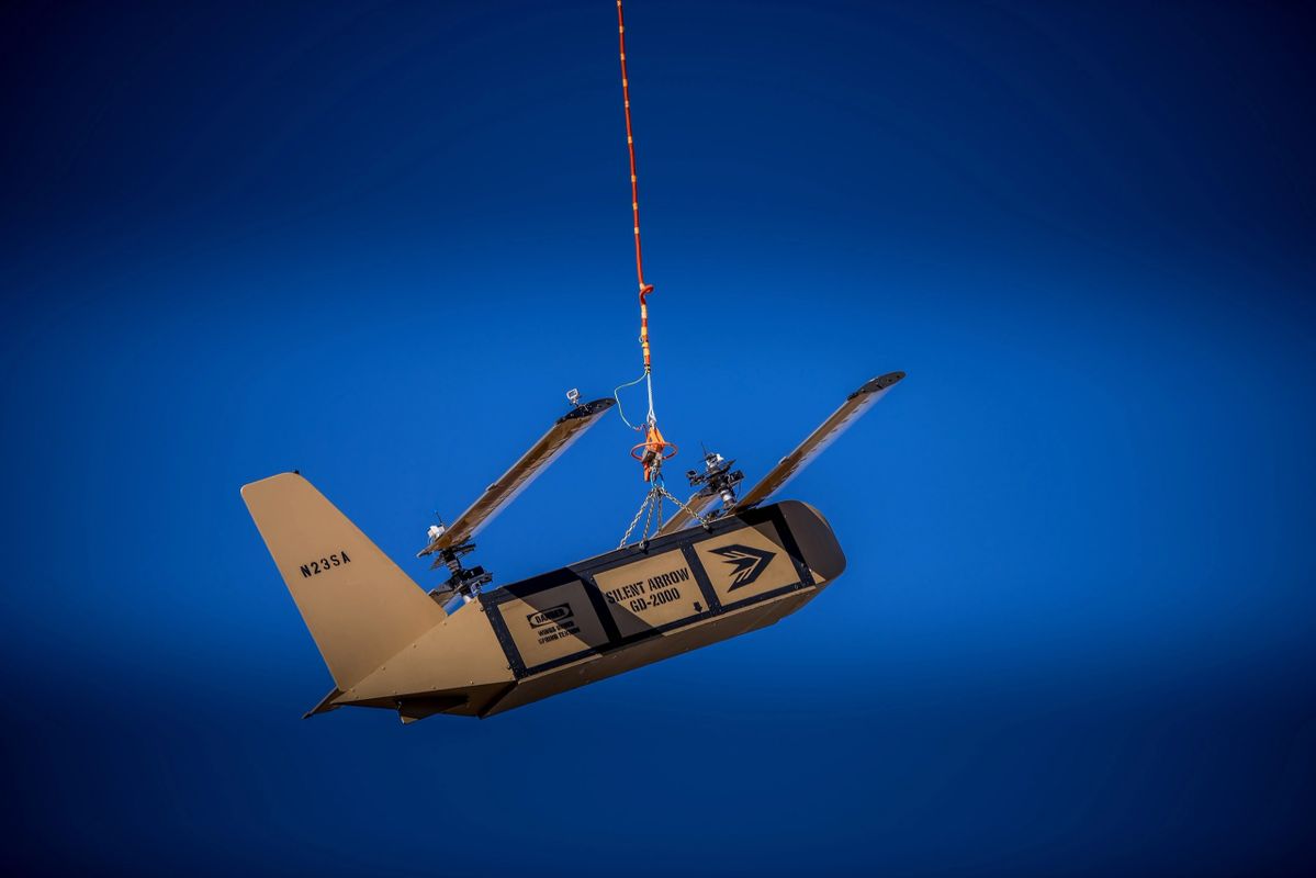 aircraft-dropped unmanned cargo delivery glider