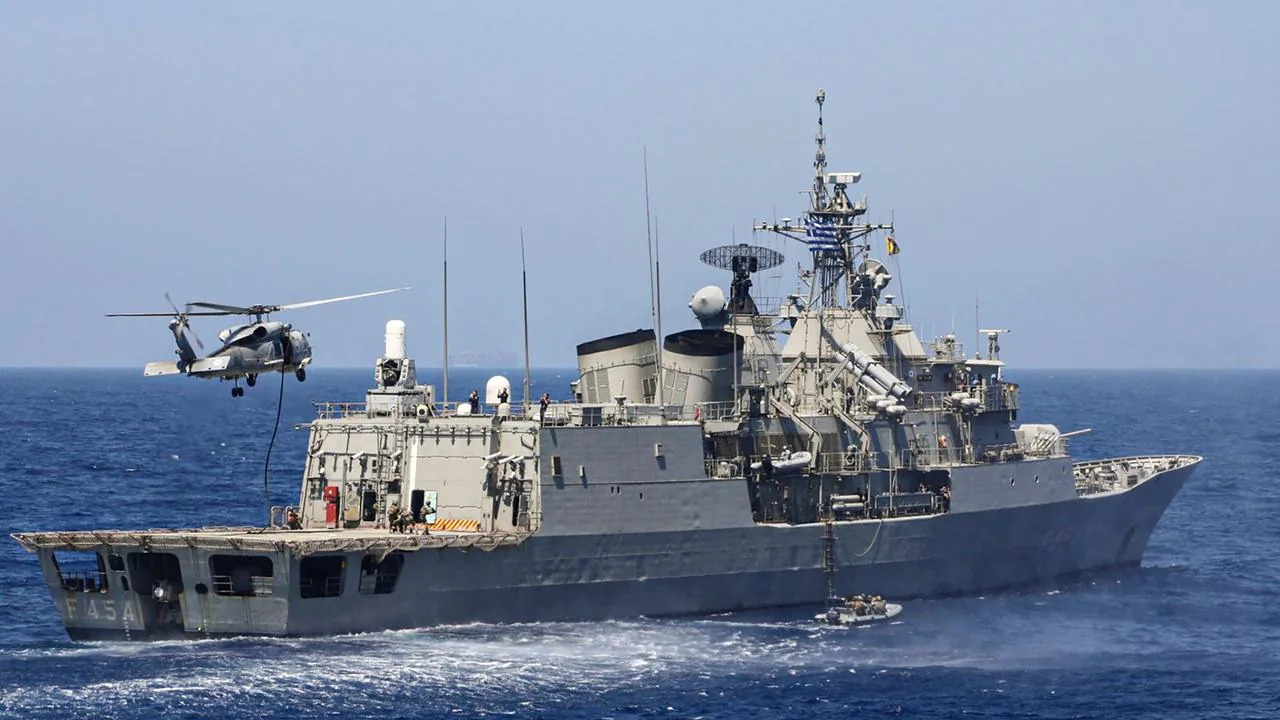A German-designed Hydra-class frigate