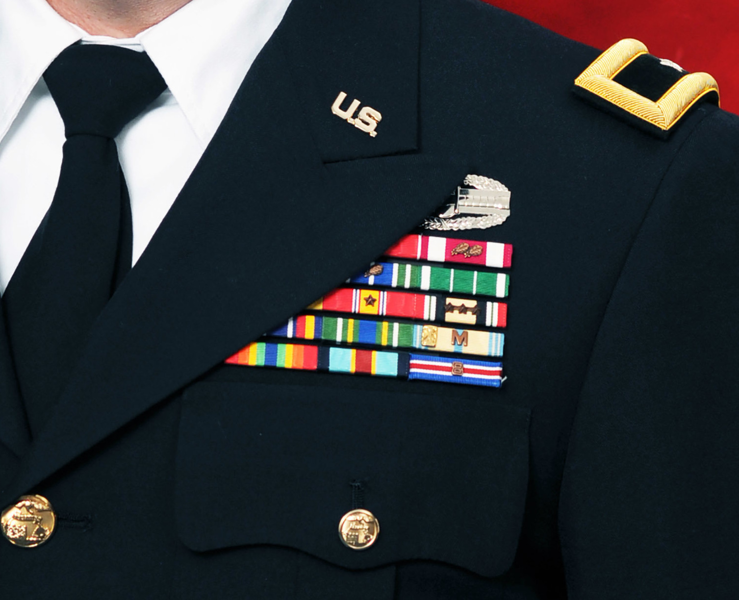 US Army Reserve general's service ribbons