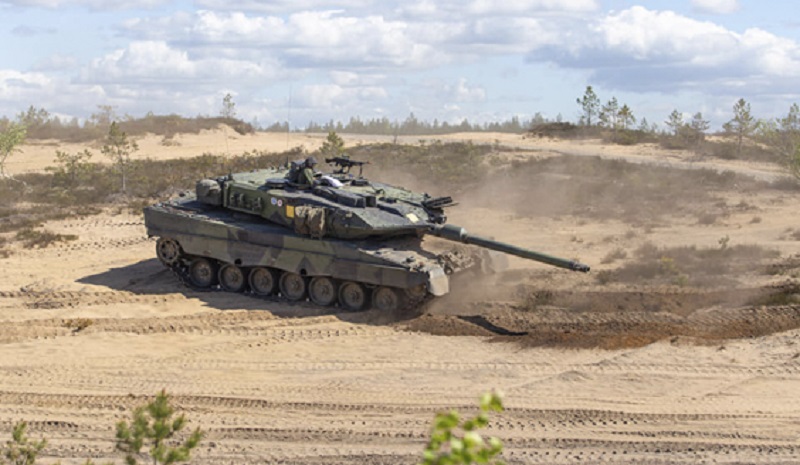 Finnish Leopard 2 main battle tank