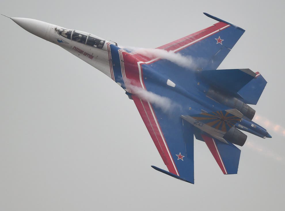 A Russian Su-27
