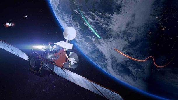 Missile-tracking satellite