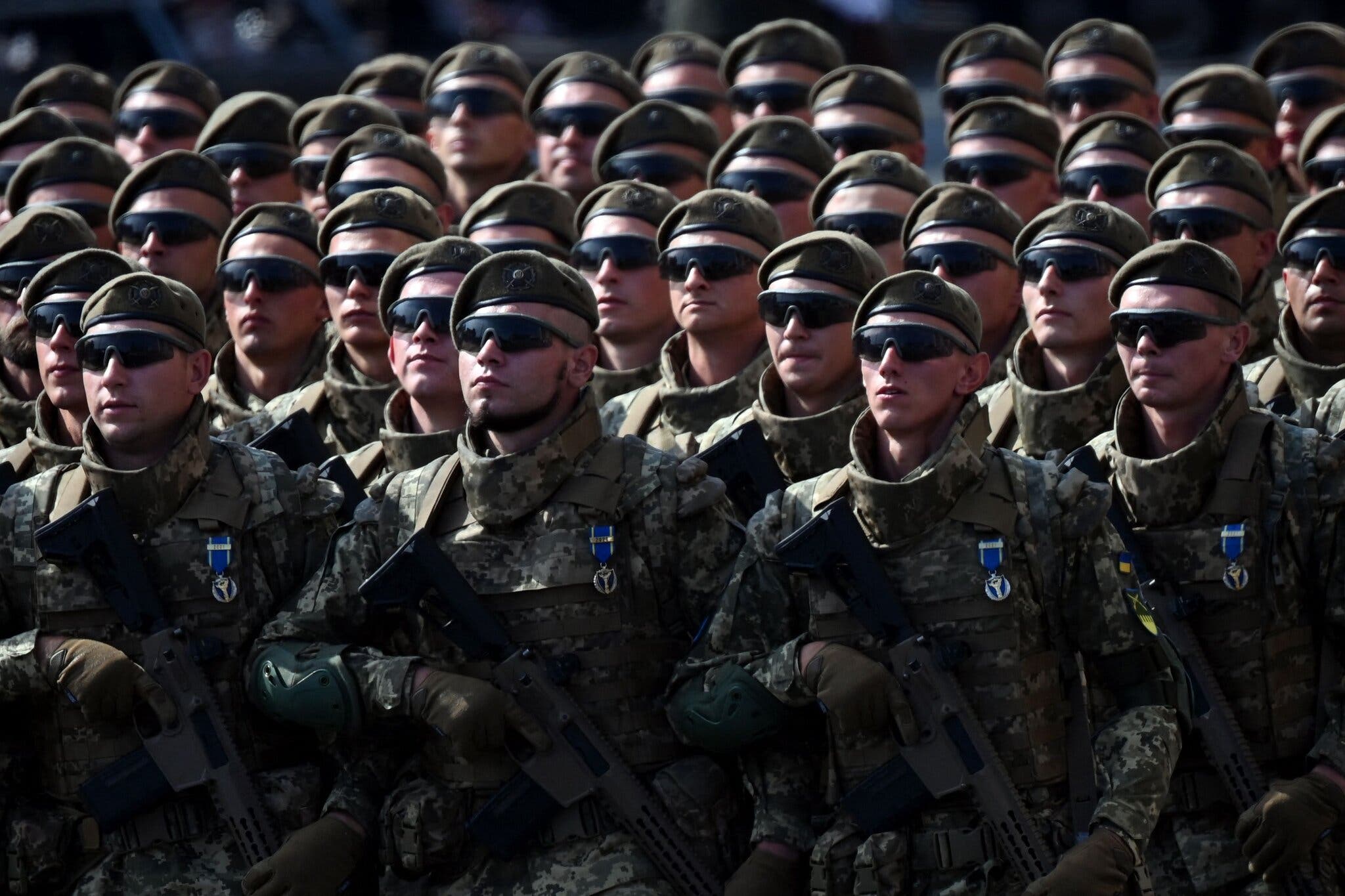 Ukrainian soldiers