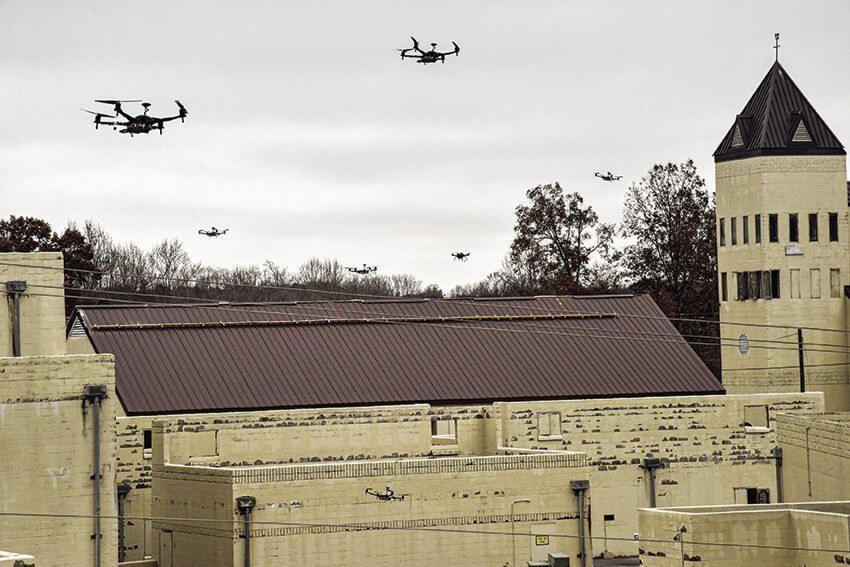 drone swarm