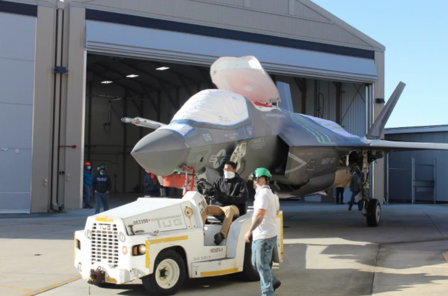 F-35B Lightning II laser peening 