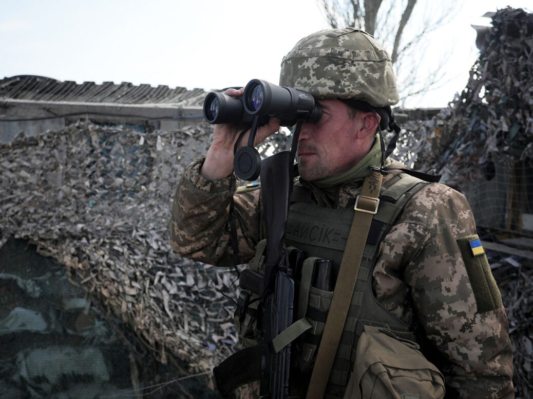 Ukrainian soldier