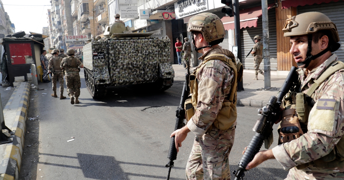 Lebanese soldiers