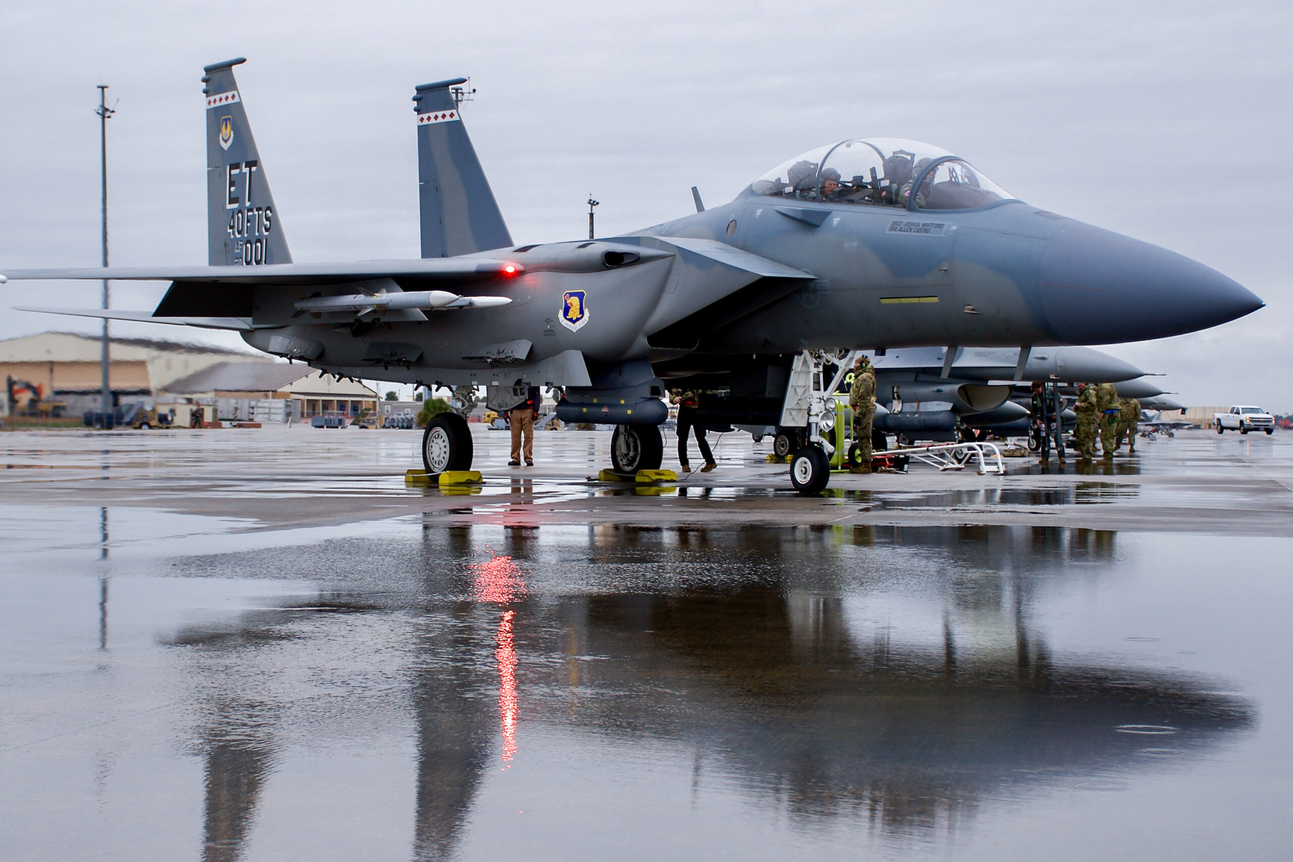 F-15 EX missile shot