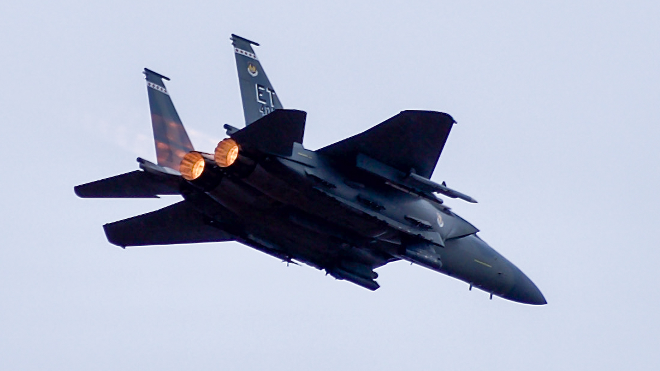 F-15 EX missile shot