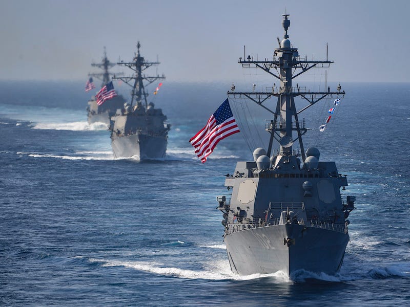 US Navy vessels