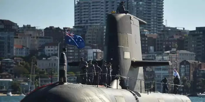 An Australian Collins-class diesel-electric submarine