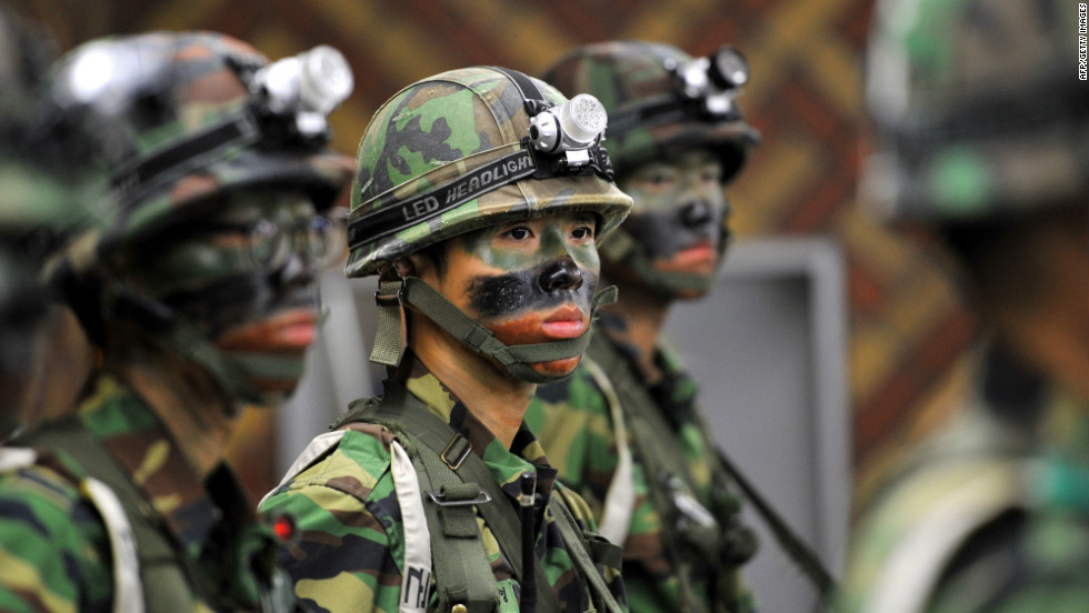 South Korean soldiers