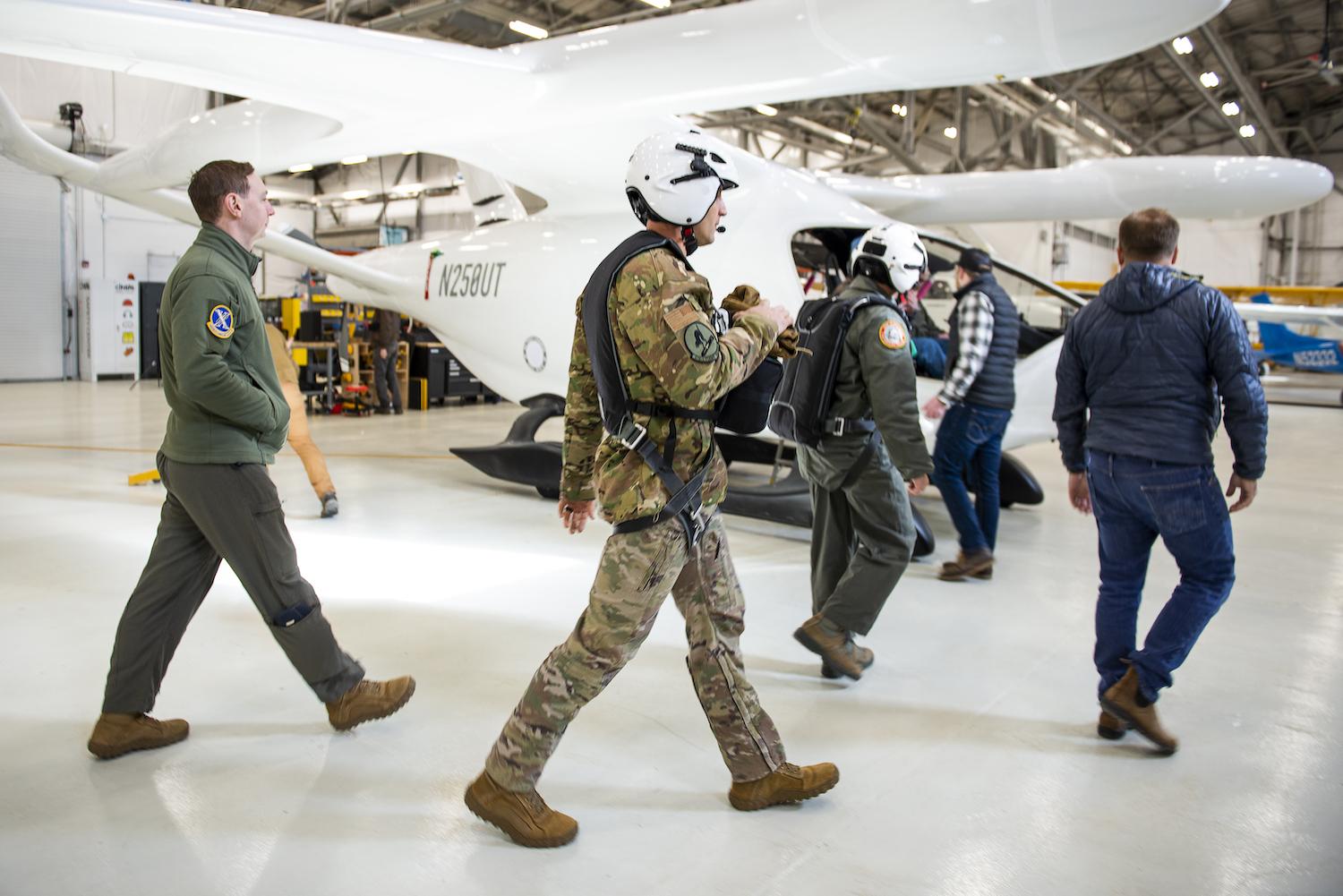 Maiden flight of the US Air Force's ALIA electric vertical takeoff and landing aircraft at BETA Technologies