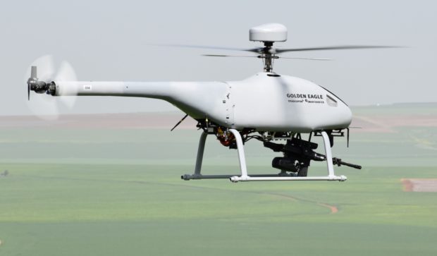 unmanned helicopter.