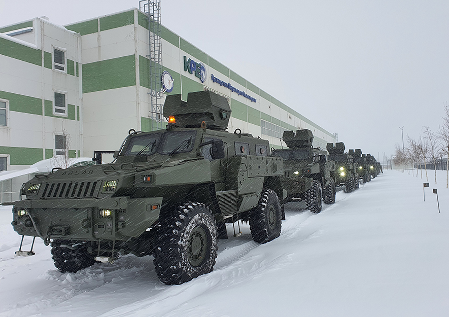Kazachstan's new Arlan armored vehicles