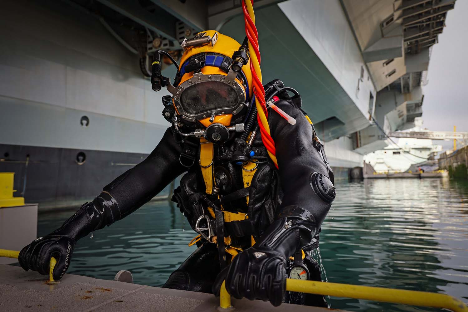 UK Royal Navy diver