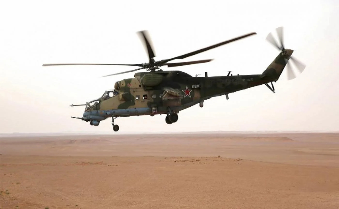 A Russian Mil Mi-24 