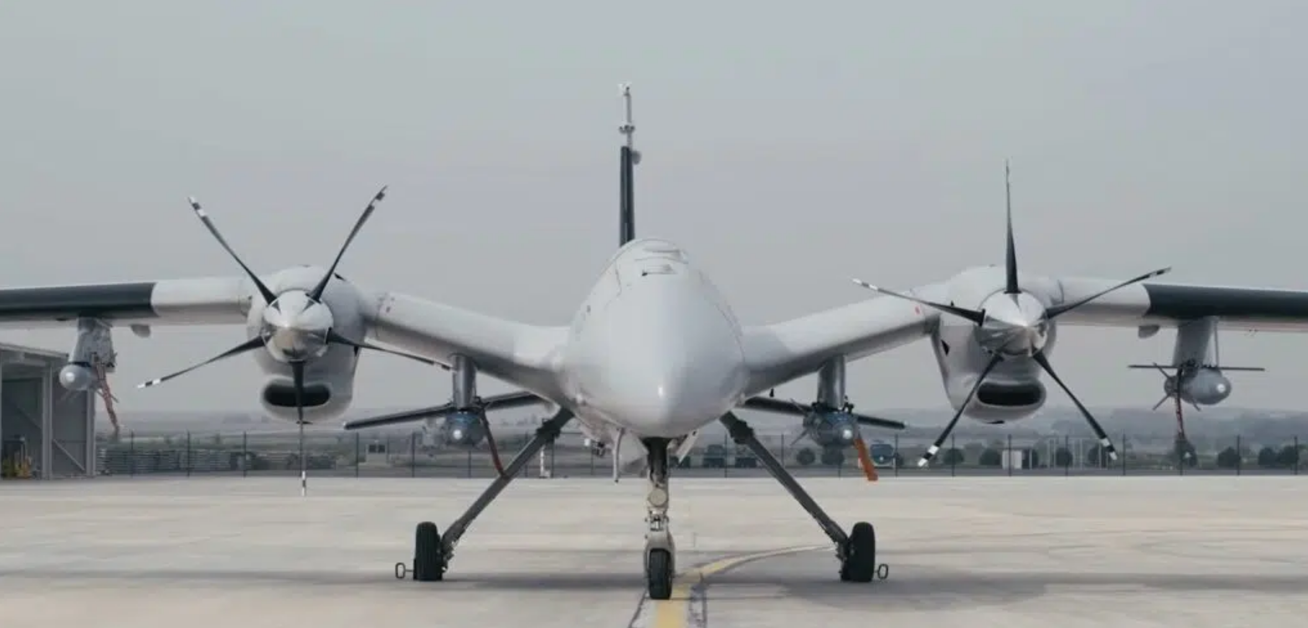 Turkey's indigenous Akinci combat drone.