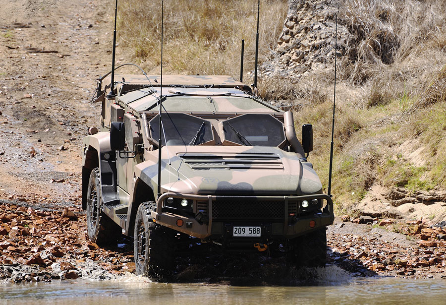 Hawkei vehicle