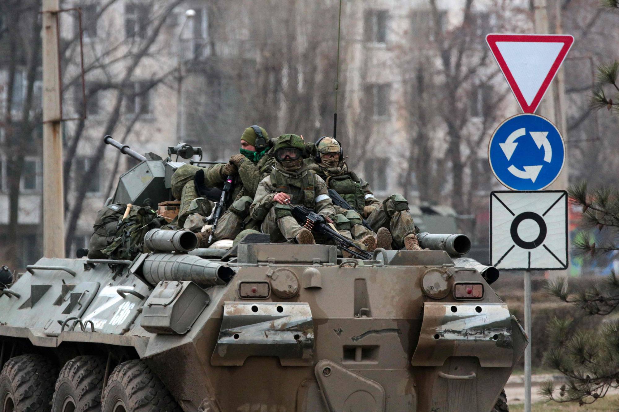 Russian troops