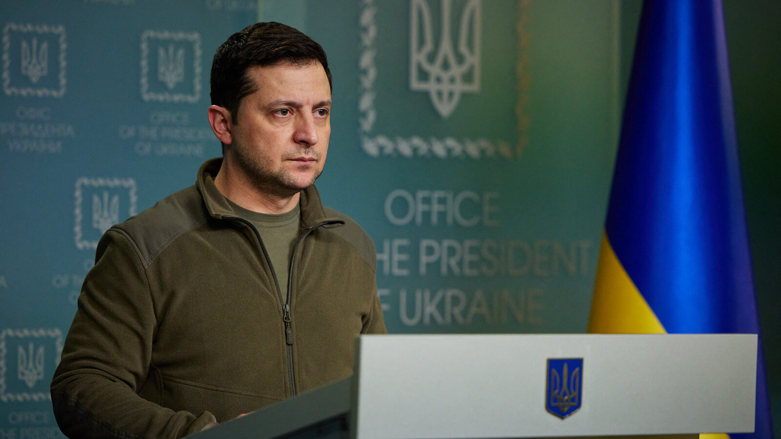 Ukrainian President Volodymyr Zelensky
