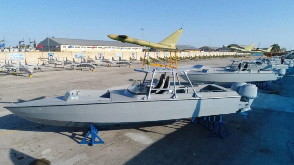 Iranian speed boats