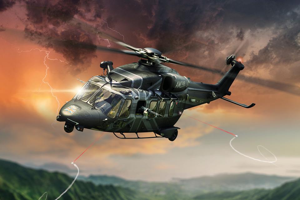 AW149 multi-role military helicopter