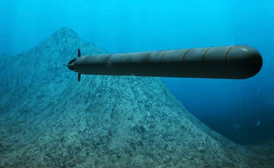 Computer generated image of under-construction Russian nuclear-powered drone Poseidon