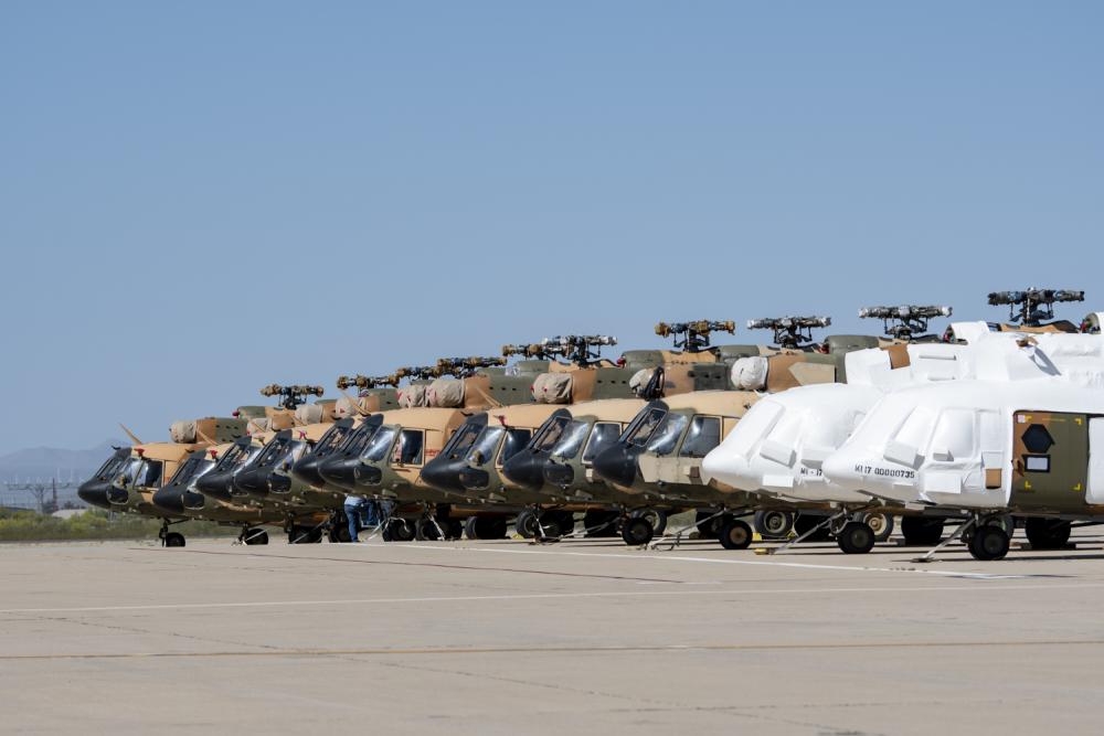 Mi-17 helicopters.