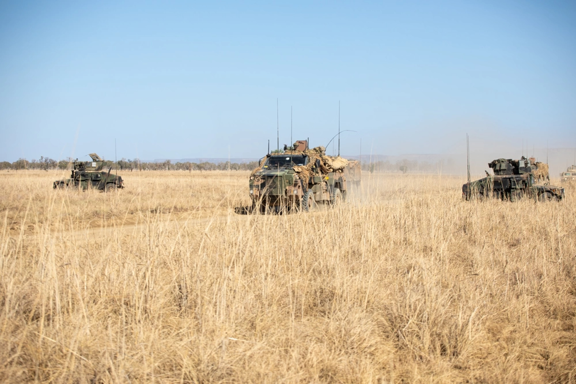 Australian Army 1st Armored Regiment Bushmaster.