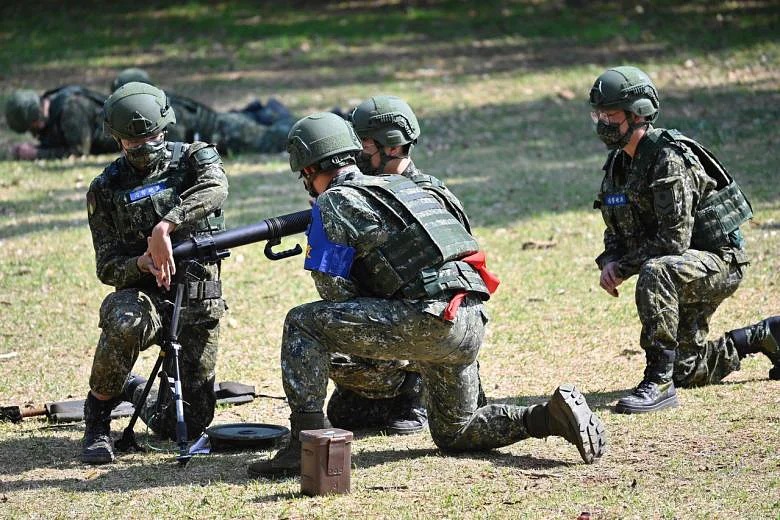 Taiwanese reservists
