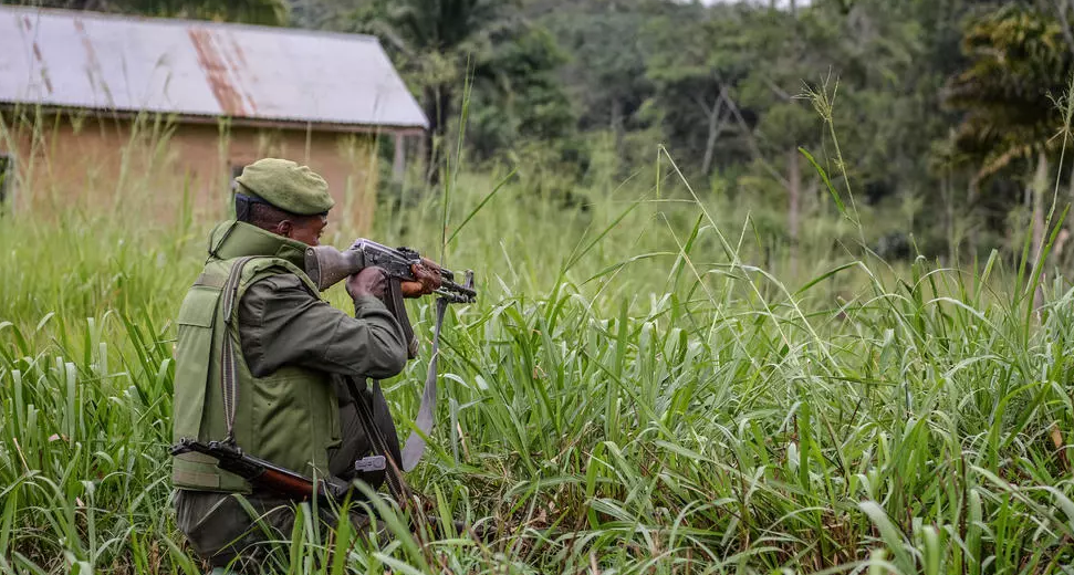 Congolese soldier