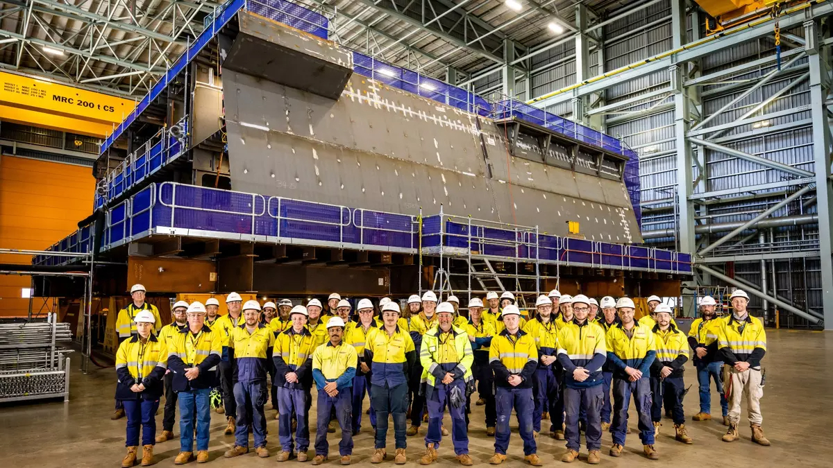 Block 16 prototype for Hunter-class frigate.