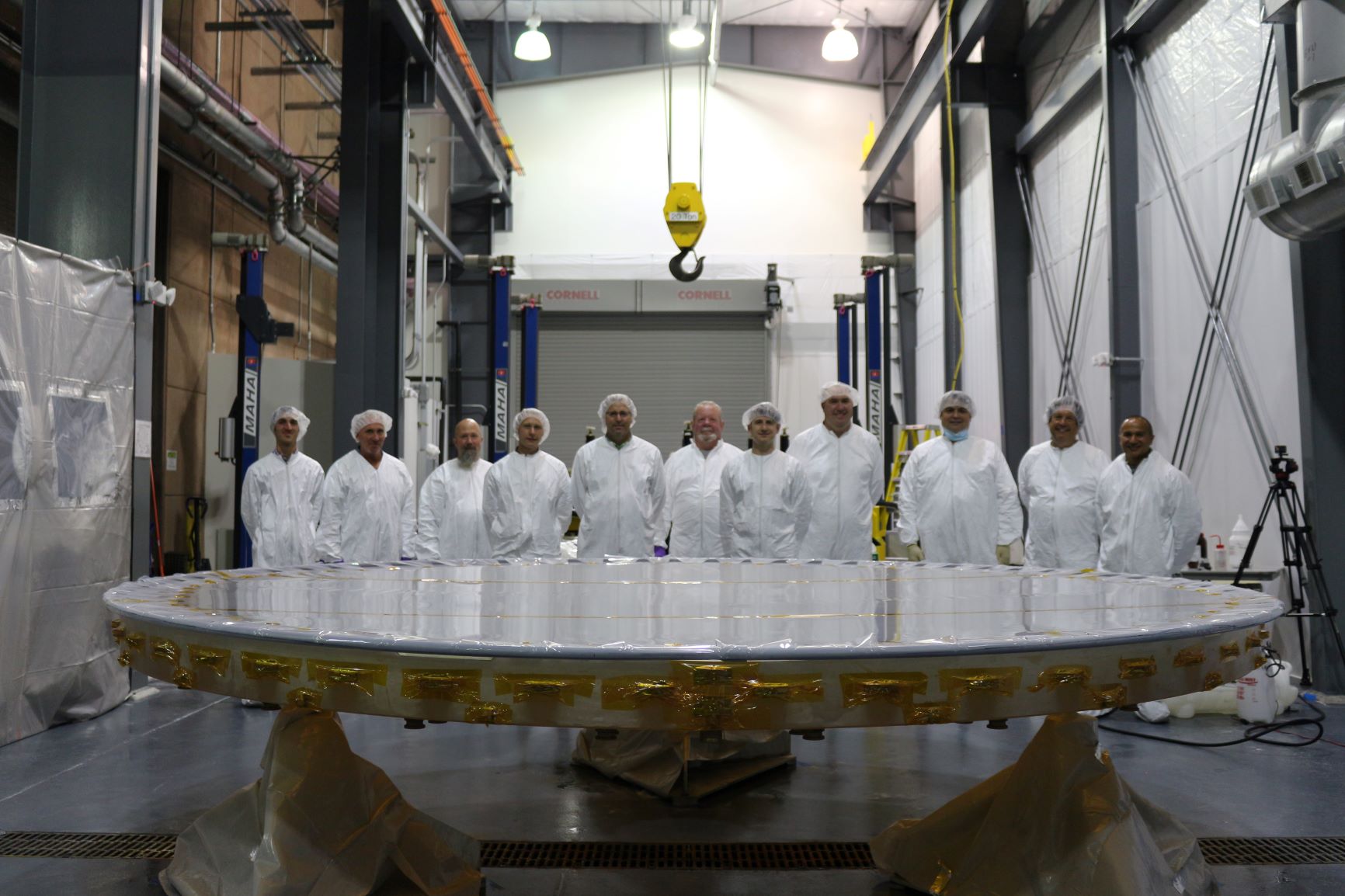 Boeing team at AMOS site in Haleakala, Hawaii.
