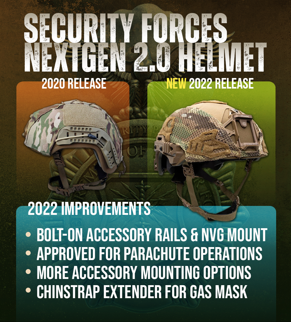 Security Forces NextGen Helmet 2.0