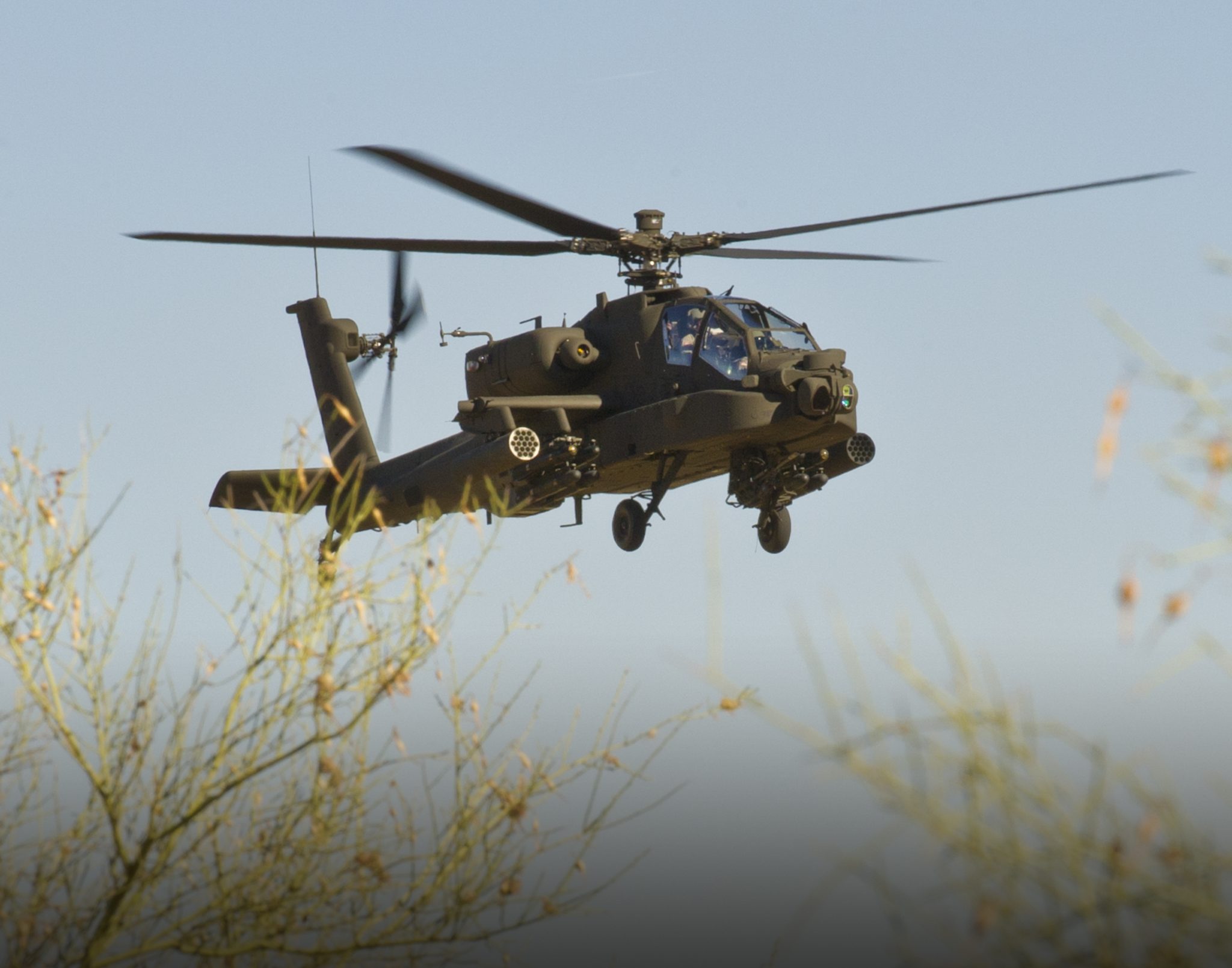Apache helicopter