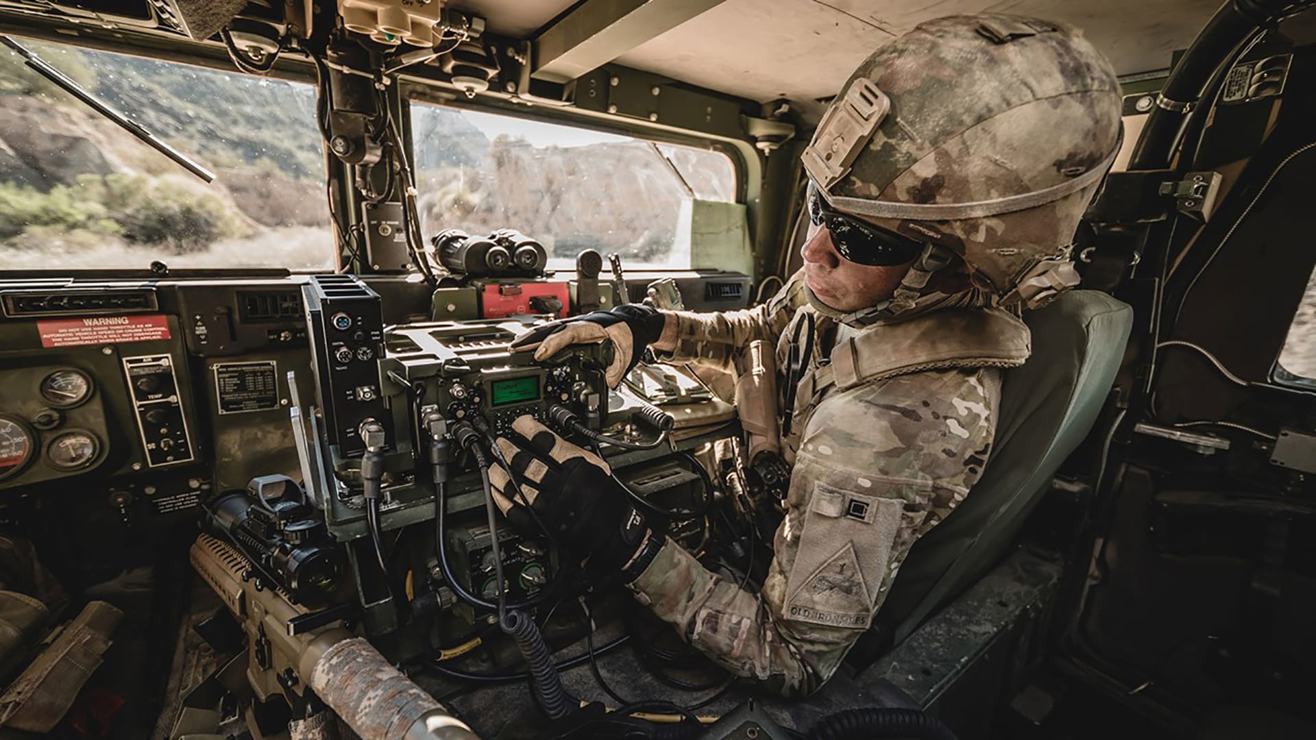 AN/PRC-162 ground radio.