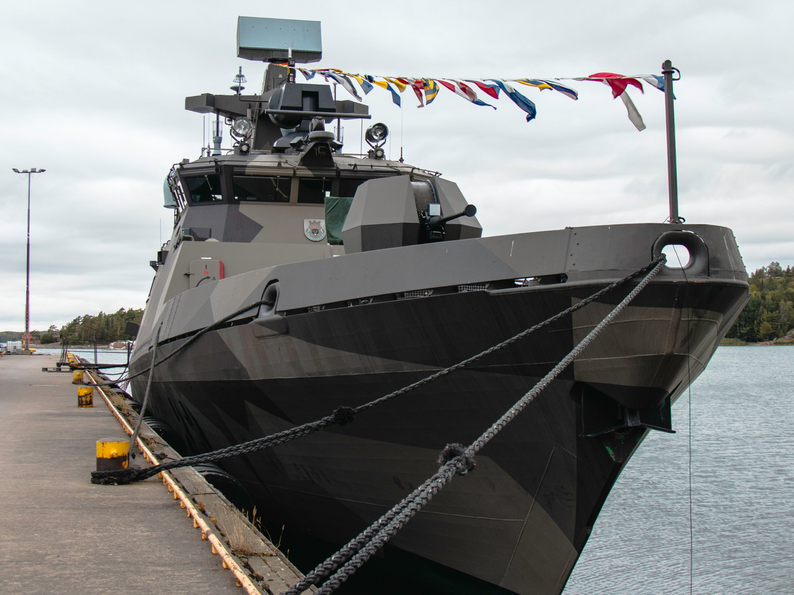 Finnish Navy's Hamina-class fast attack craft.
