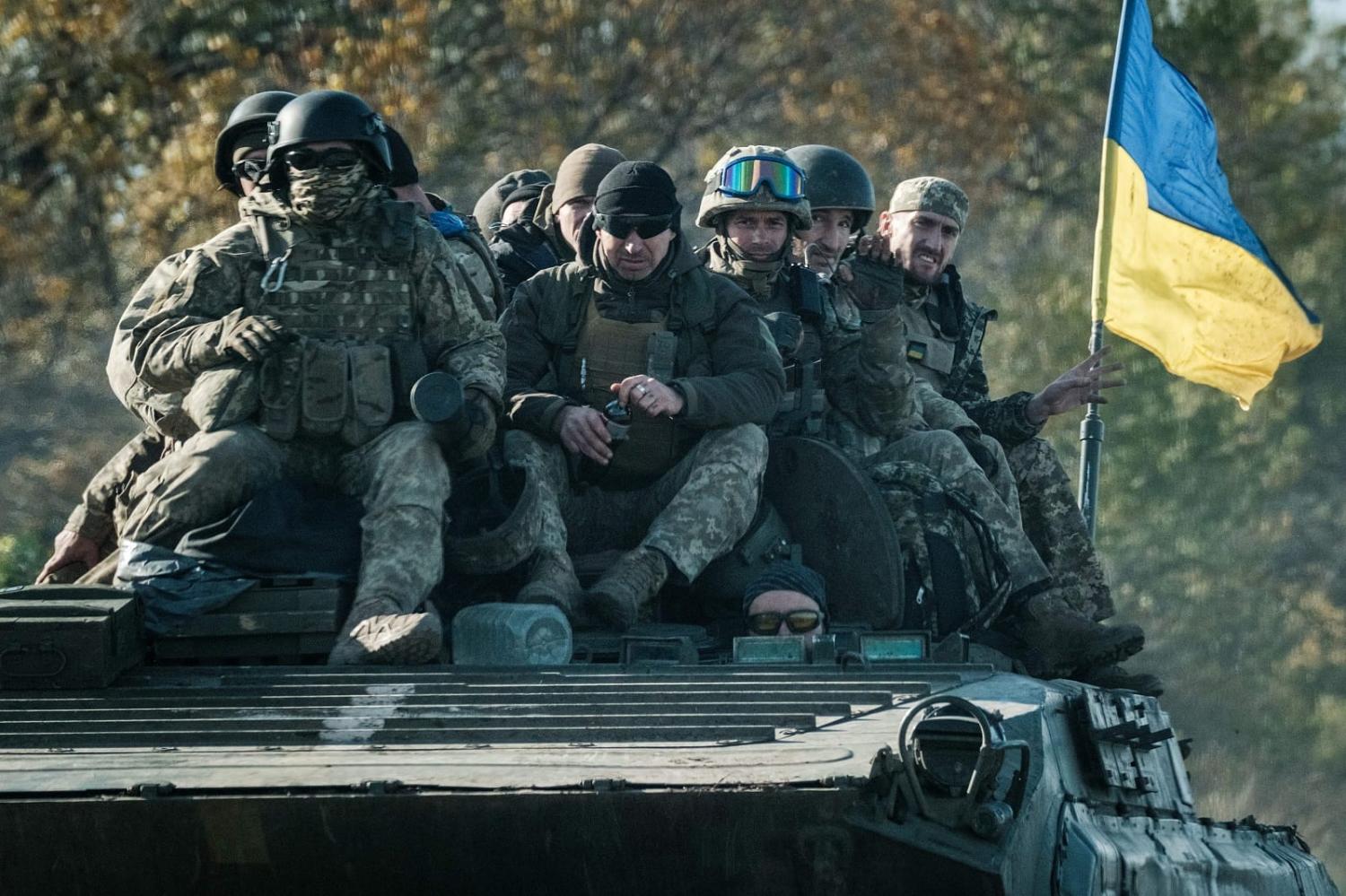 Ukrainian soldiers