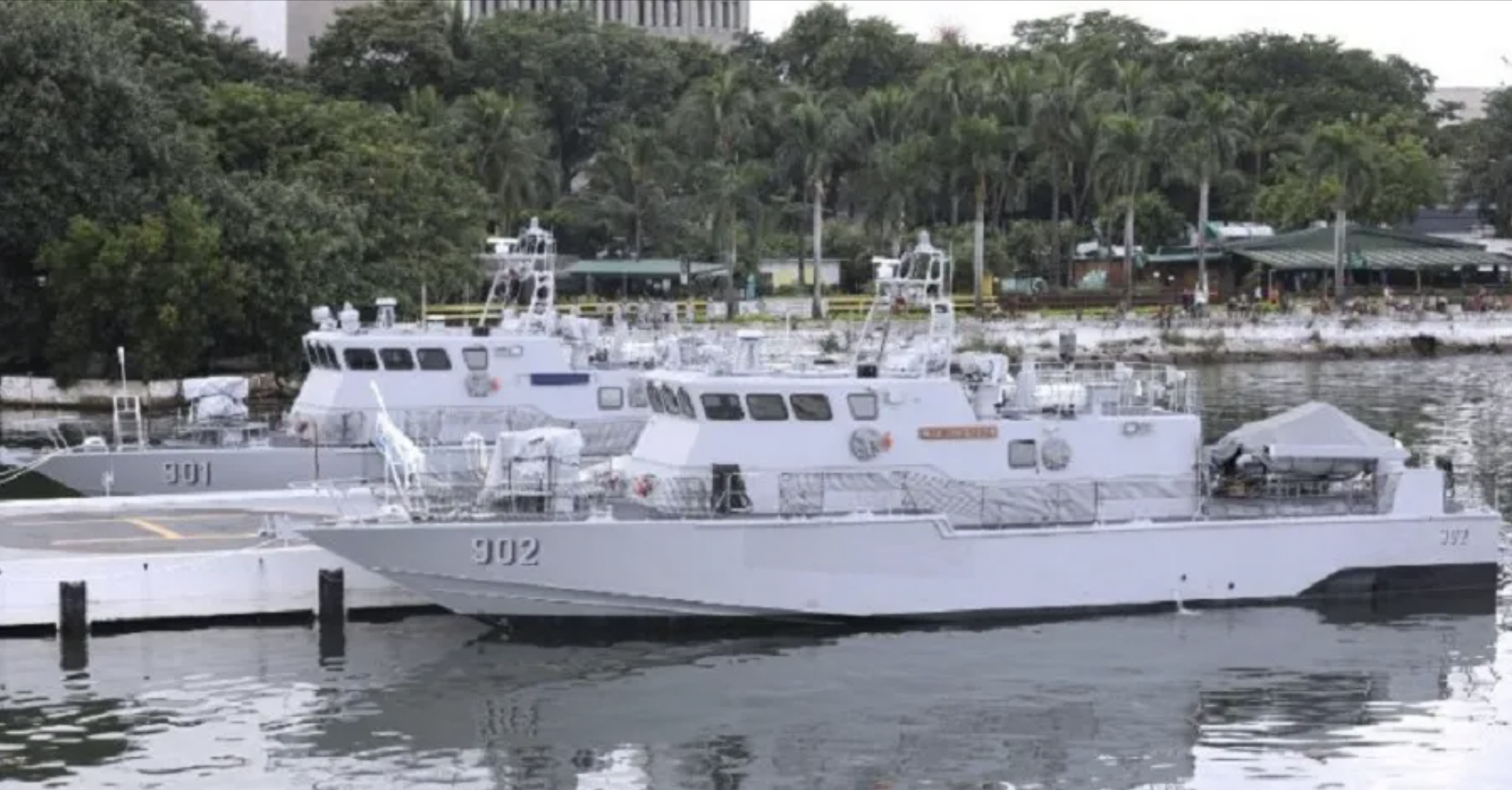 Nestor Acero (PG-901) and BRP Lolinato To-Ong (PG-902)