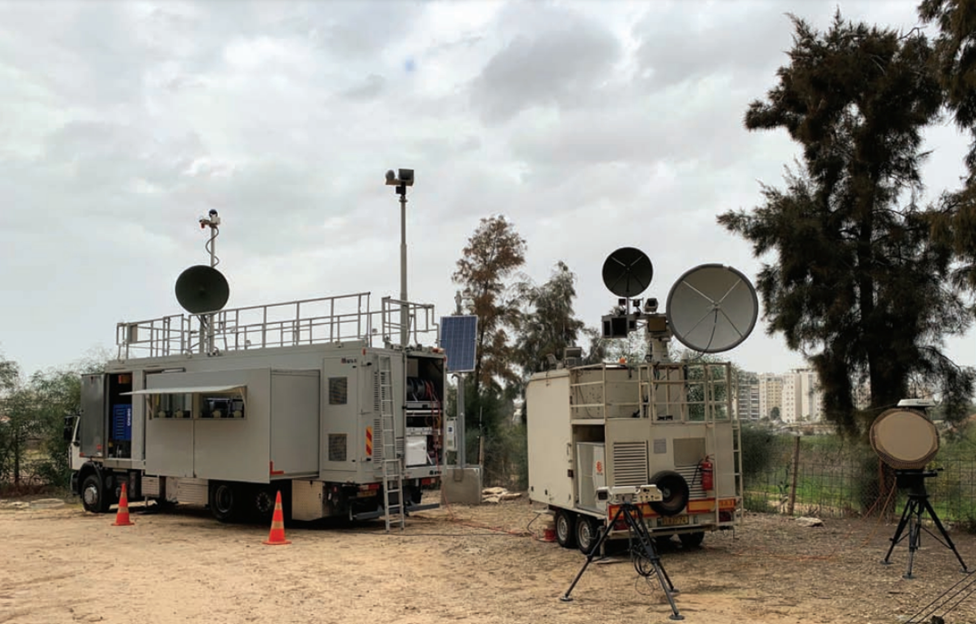Elbit AMSTF EW mobile trainer