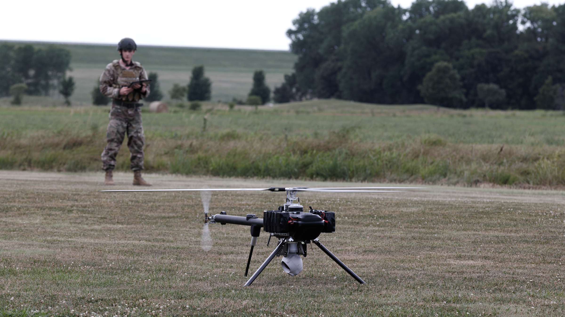 AeroVironment's Vapor 55MX electric helicopter drone