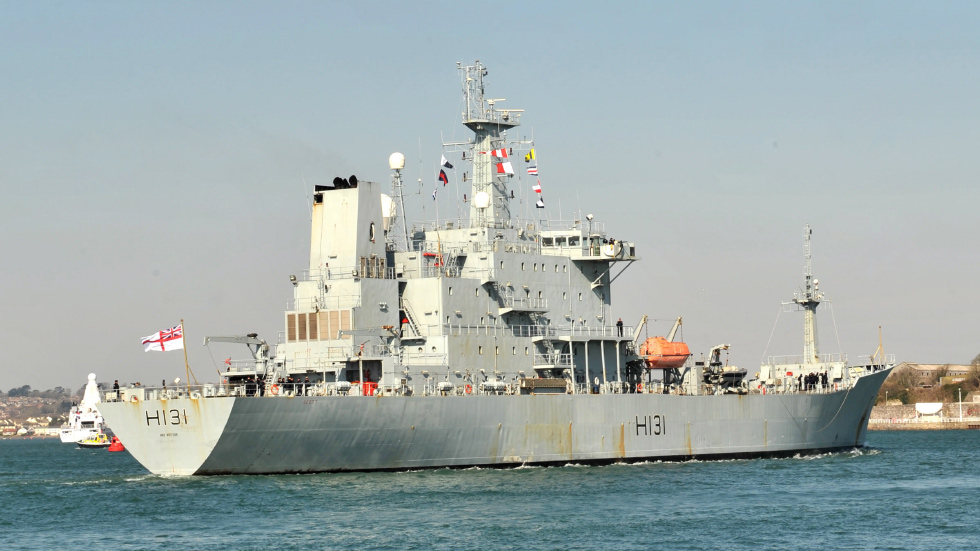 ocean survey vessel HMS Scott