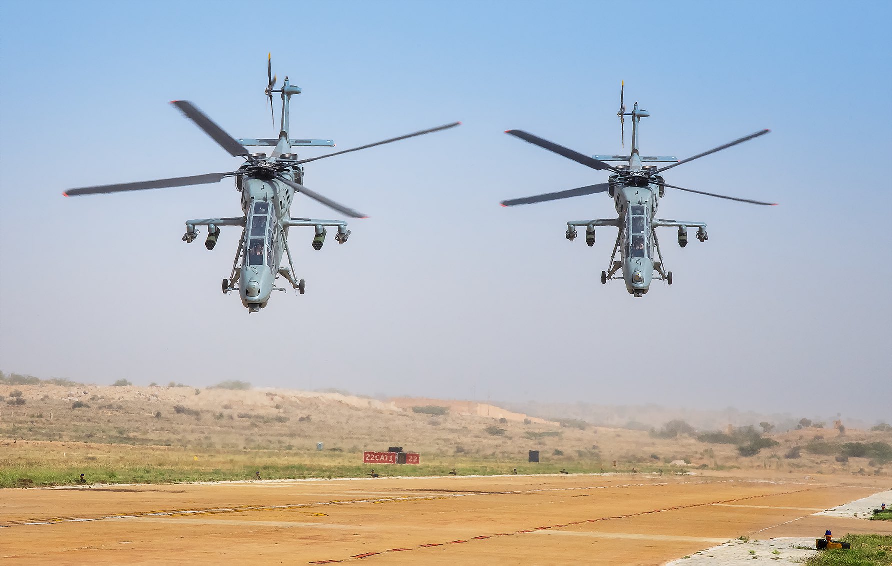 India's indigenously developed Light Combat Helicopters