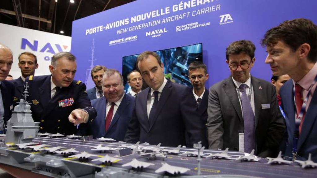 Nuclear-powered aircraft carrier